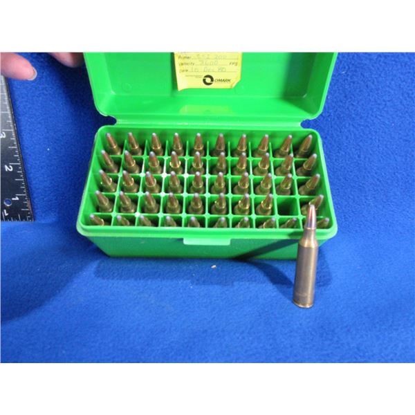 22-250 Rem. Reloads - MTM Box of 50