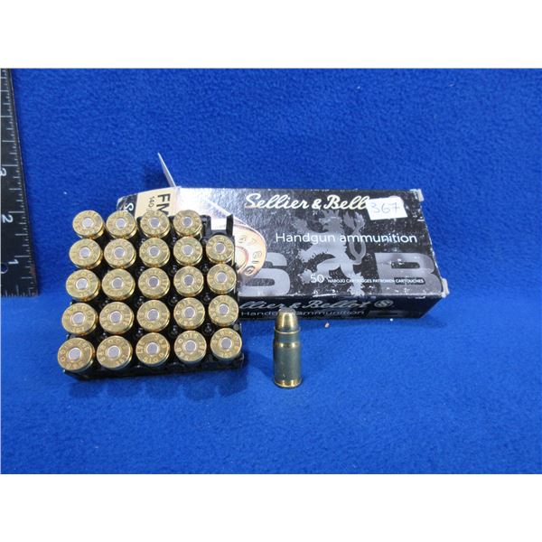 357 Sig 140gr FMJ Sellier & Bellot Cartridges - Box of 50