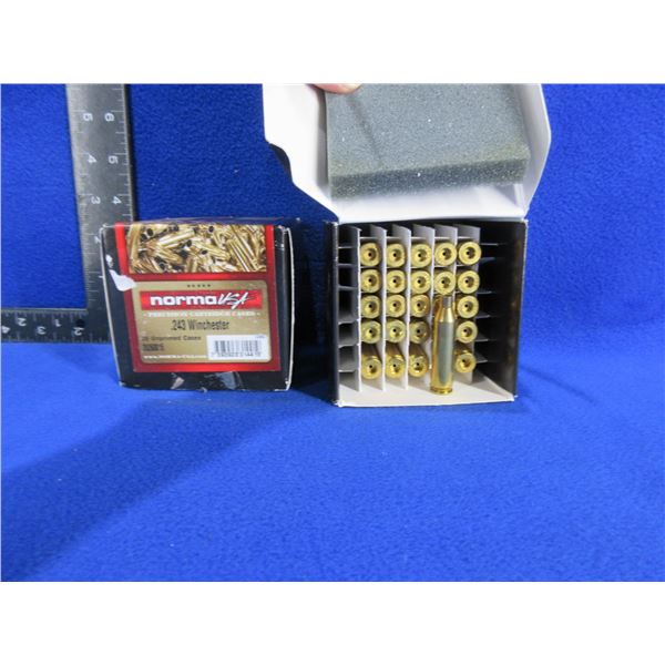 NEW - Brass Only - 243 Win. Unprimed - 2 Boxes of 25
