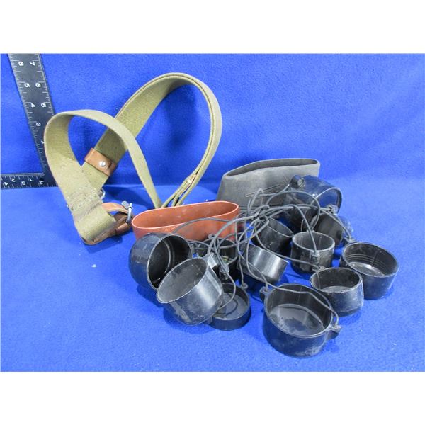 Lot of Misc - Sling Strap, Slip On Recoil Pads, Lense Covers