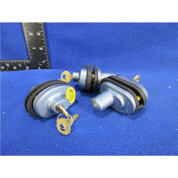 3 Trigger Locks Keyed Different with 2 Keys Each