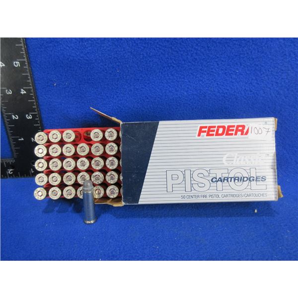 38 Spl 158gr HV Lead Semi-Wadcutter Federal Cartridges