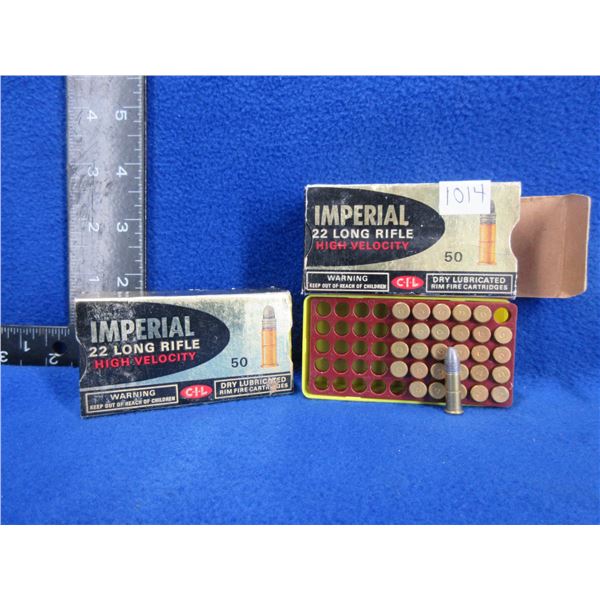 Collector Ammo - 22 LR HV CIL Imperial Cartridges