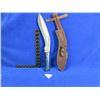 Image 1 : NEW - Damascus Kukri Knife with Leather Sheath