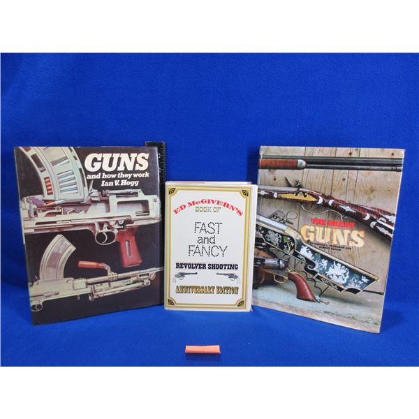 3 Books - Revolver Shooting, The Great Guns, Guns