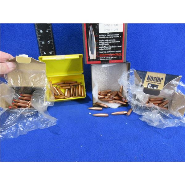 7MM .284" Nosler and Speer Bullets - 72 Total