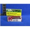 Image 2 : 222 Rem. 50gr Hornady and Remington Cartridges