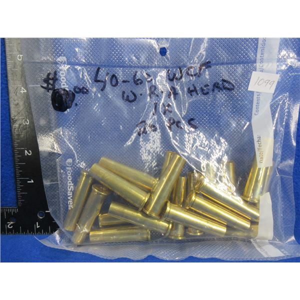 Brass Only - 40-60 WCF WRA Headstamp Once Fired