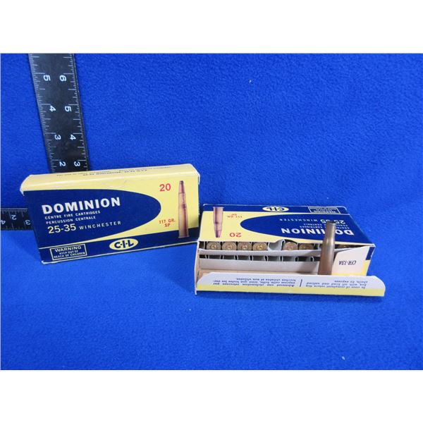 Brass Only - 25-35 Win. Unprimed - Box of 20, Box of 10