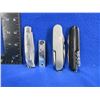 Image 1 : 4 Folding Pocket Knives - 2 Swiss Style, 2 Key Chain