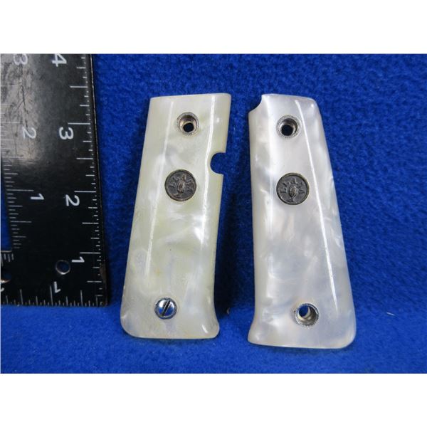 22 LR Llama Ivory Like Pistol Grips