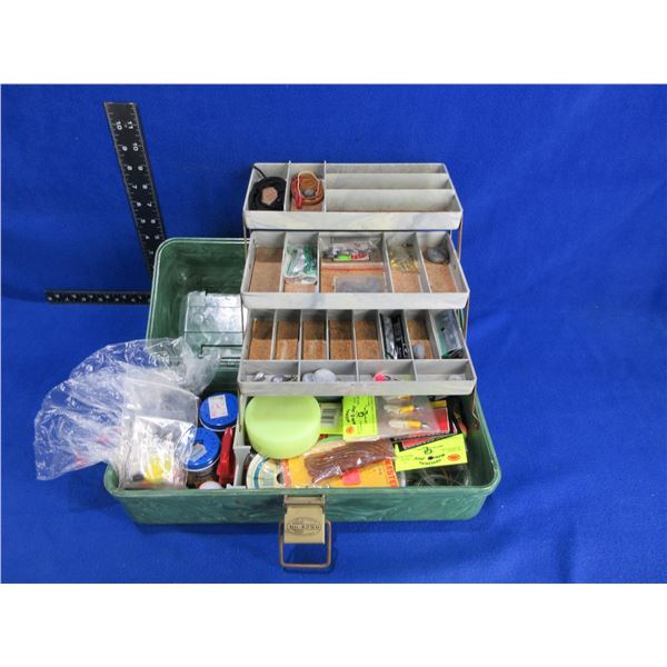 Vintage Plano Tackle Box Full of Fishing Tackle