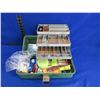 Image 1 : Vintage Plano Tackle Box Full of Fishing Tackle