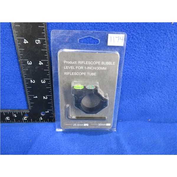 NEW - 25.4MM Riflescope Bubble Level with Compass