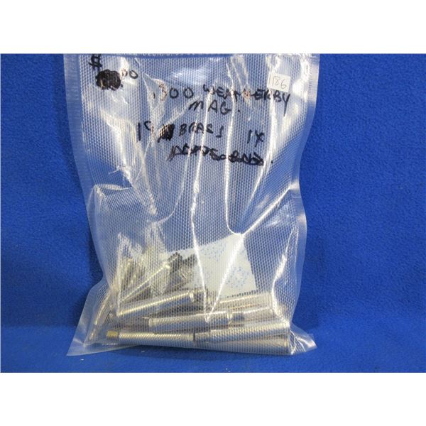 Brass Only - 300 Wby Mag Once Fired Unprimed - Bag of 19
