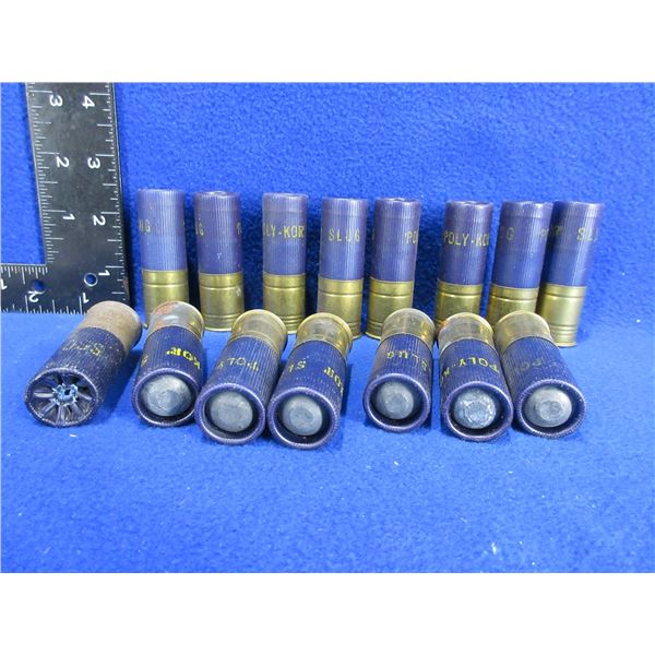 12 Ga 2 3/4" Poly-Kor Slug Imperial Shotshells - Bag of 15