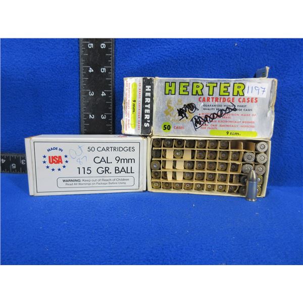 9MM Winchester and 9MM Mixed Cartridges