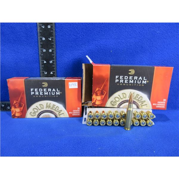308 Win. 168gr BTHP Sierra Matchking Federal Cartridges