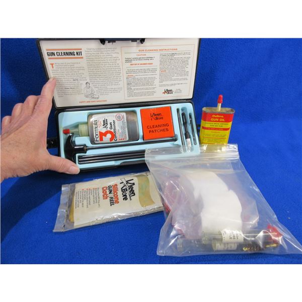 Kleanbore Gun Cleaning Kit, Gun Oil, Patches and Brushes