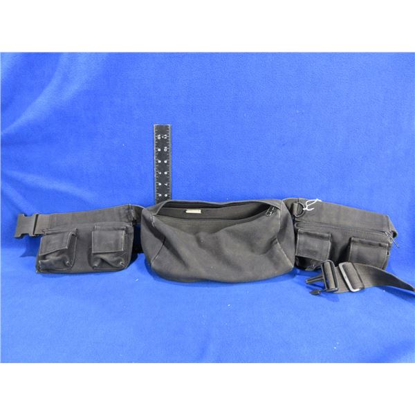 Ammo Belt with Large Pouch and 2 Smaller Pouches