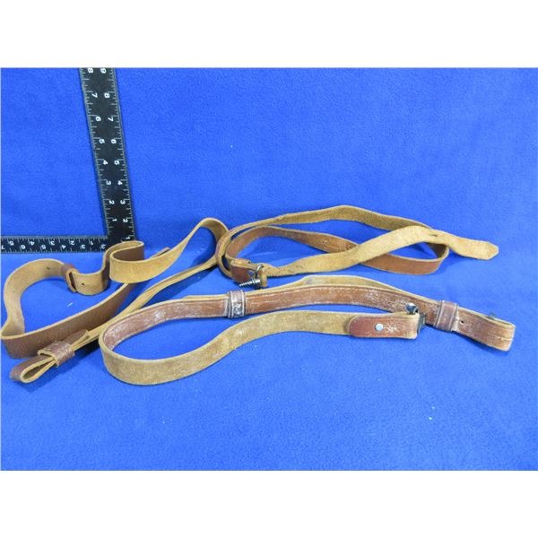 3 Assorted Leather Sling Straps