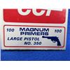 Image 2 : CCI No. 350 Large Pistol Magnum Primers - 2 Boxes of 100