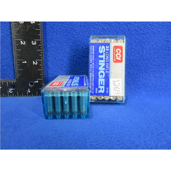 22 LR Stinger CCI Cartridges - 2 Sealed Boxes of 50