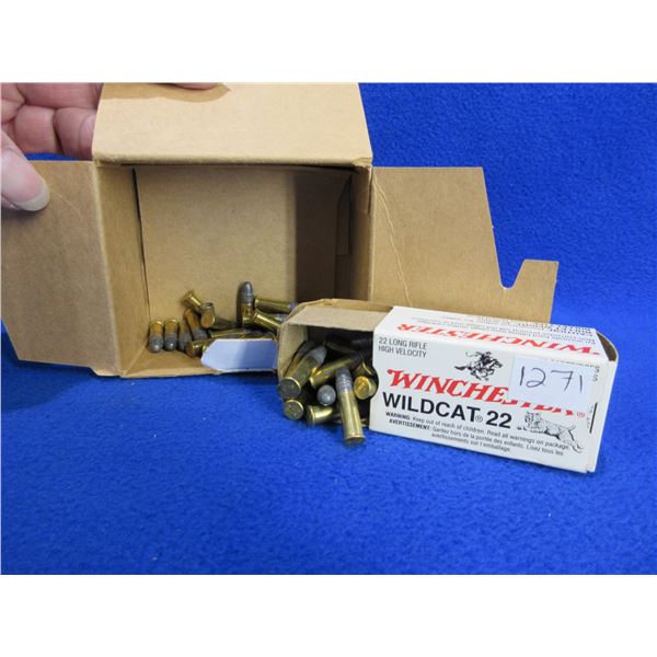 22 LR Winchester Cartridges - Box of 28, Box of 24