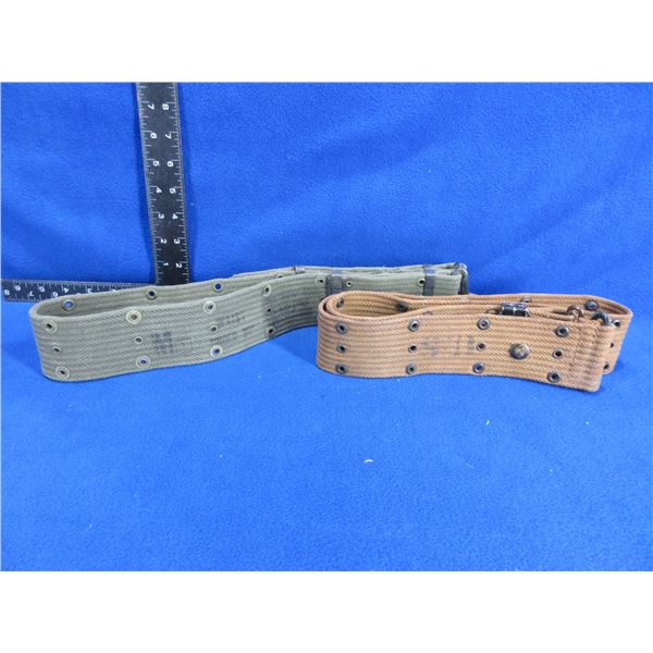 2 US Military Belts