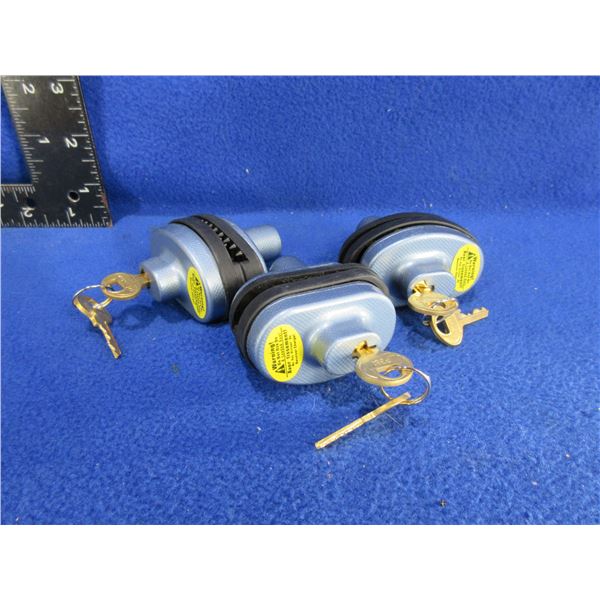 3 Trigger Locks - 2 Are Keyed Alike - All 3 Have 2 Keys