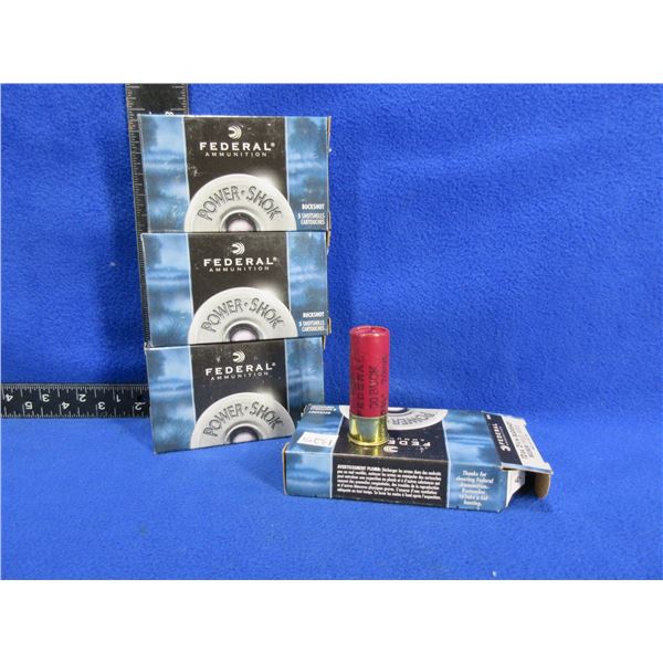12 Ga 2 3/4" 00Buck Power-Shok Federal Shotshells
