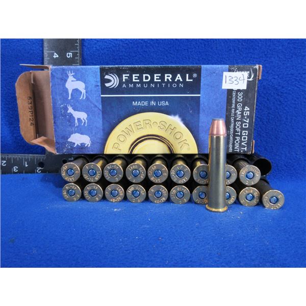 45-70 Gov't 300gr SP Power-Shok Federal Cartridges
