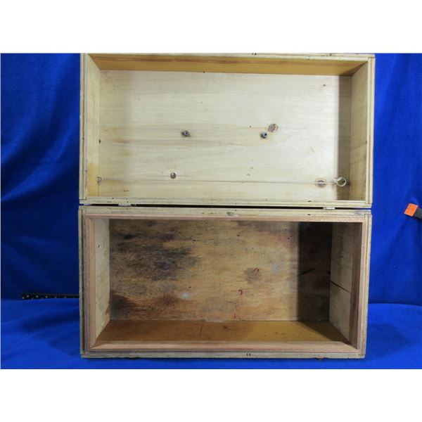 Wood Carry Case for Tools Etc. - 21" x 11 1/2" x 9 1/4"