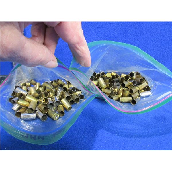 Brass Only - 9MM Unprimed - 2 Bags of 100
