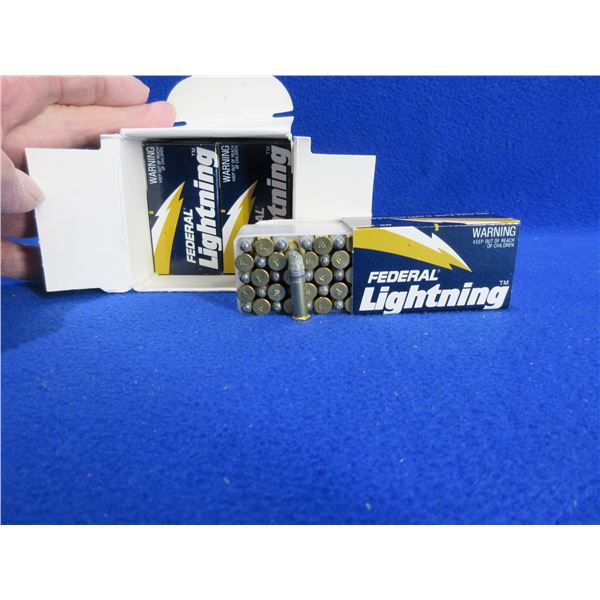 22 LR HV Lightning Federal Cartridges - 9 Boxes of 50