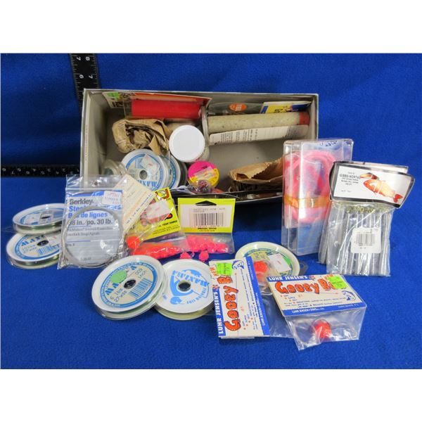 Lot of Misc. Steelhead Fishing Gear - Baits, Line, Weights