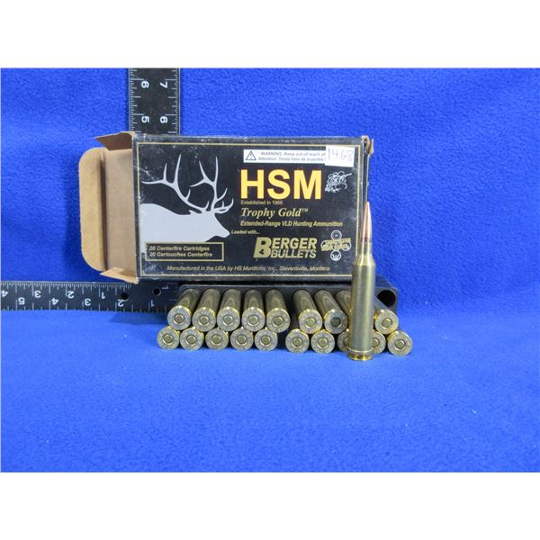 264 Win. Mag 140gr Berger HPBT VLD HSM Cartridges