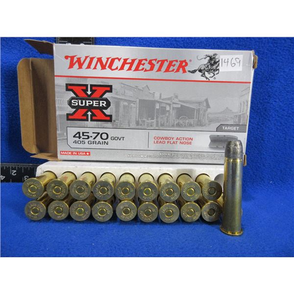 45-70 Gov't 405gr LFN Cowboy Action Winchester Cartridges
