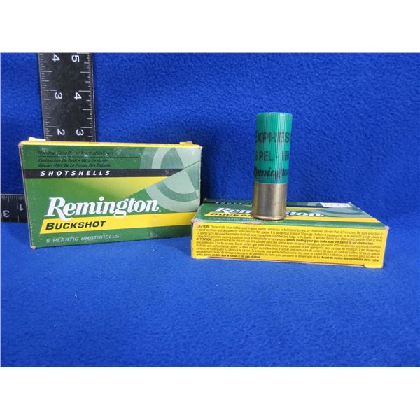 12 Ga 2 3/4" 1BK Remington Shotshells - 2 Boxes of 5