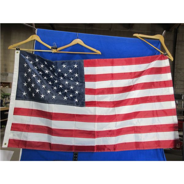 Embroidered USA Flag - 3' x 5' - 100% Polyester