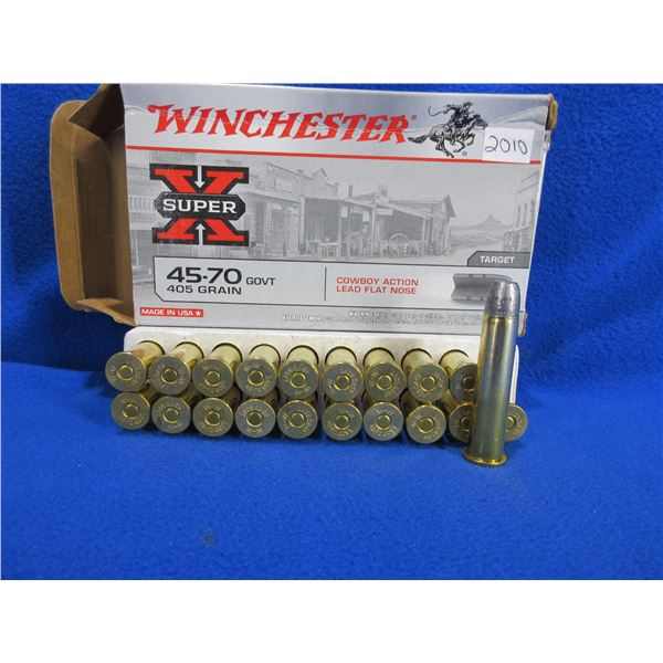 45-70 Gov't 405gr LFN Cowboy Action Winchester Cartridges