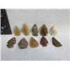 Image 1 : 10 Arrowheads - Approx. 3/4" to 1 1/4" Length