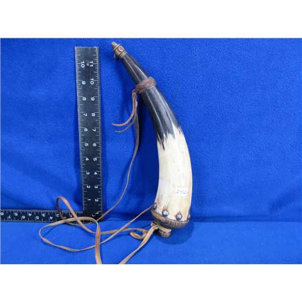 Muzzleloading Black Powder Horn