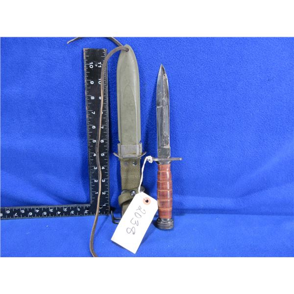 US M1 Reproduction Bayonet with Scabbard