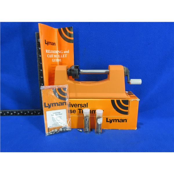 Lyman Universal Case Trimmer with 8 Pilots
