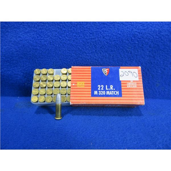22 LR M 320 Match Fiocchi Cartridges - Box of 50