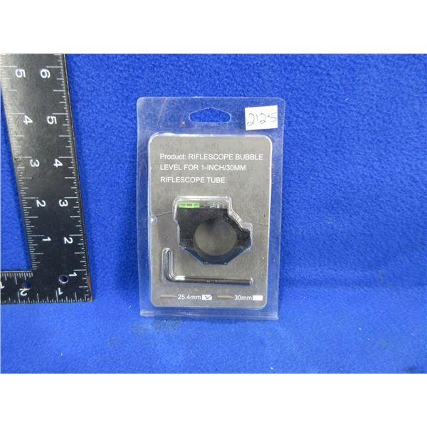 NEW - 25.4MM Riflescope Bubble Level with Compass