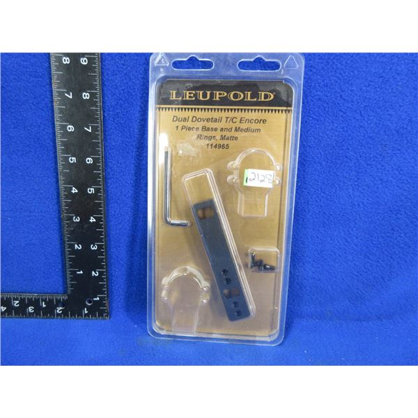 Leupold Dual Dovetail T/C Encore Base (Rings Missing)