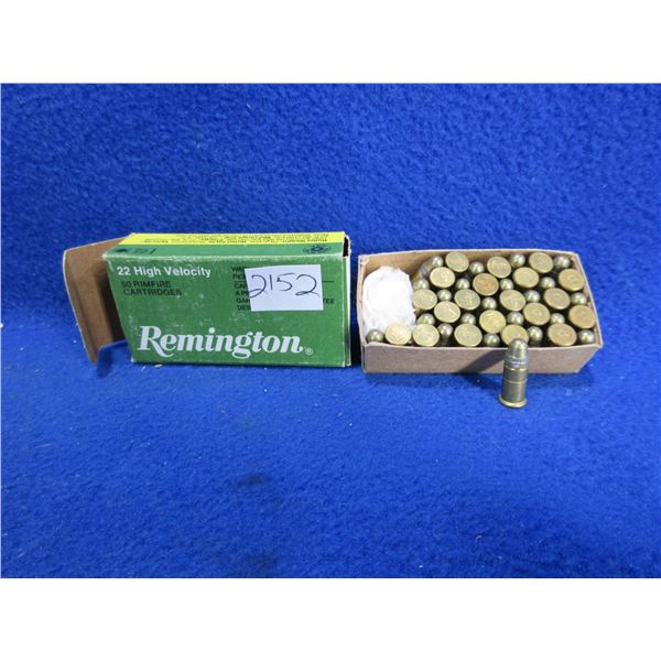 22 Short HV Remington Cartridges - Box of 42