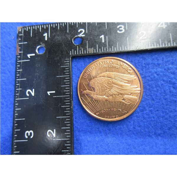 USA 1 Ounce .999 Fine Copper Coin
